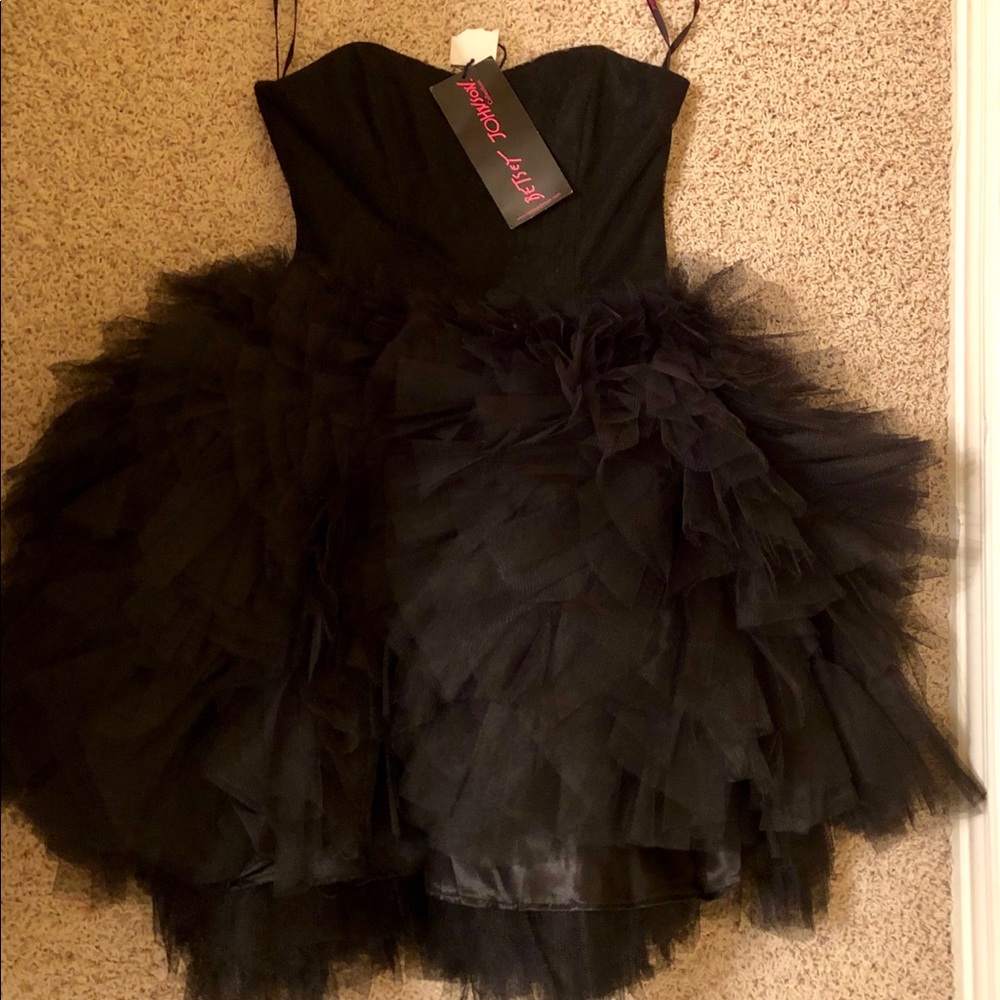 Black cocktail dress